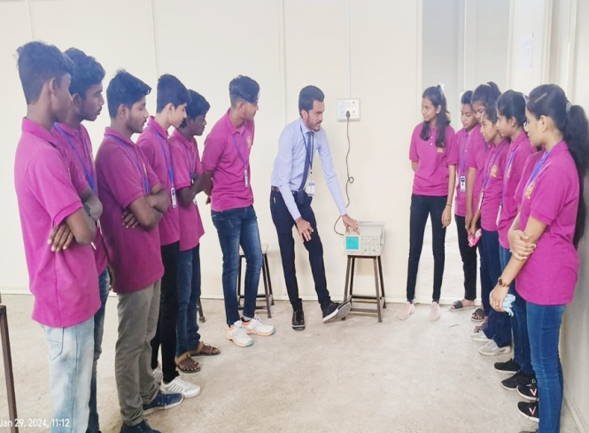 Electrical engineering practical session