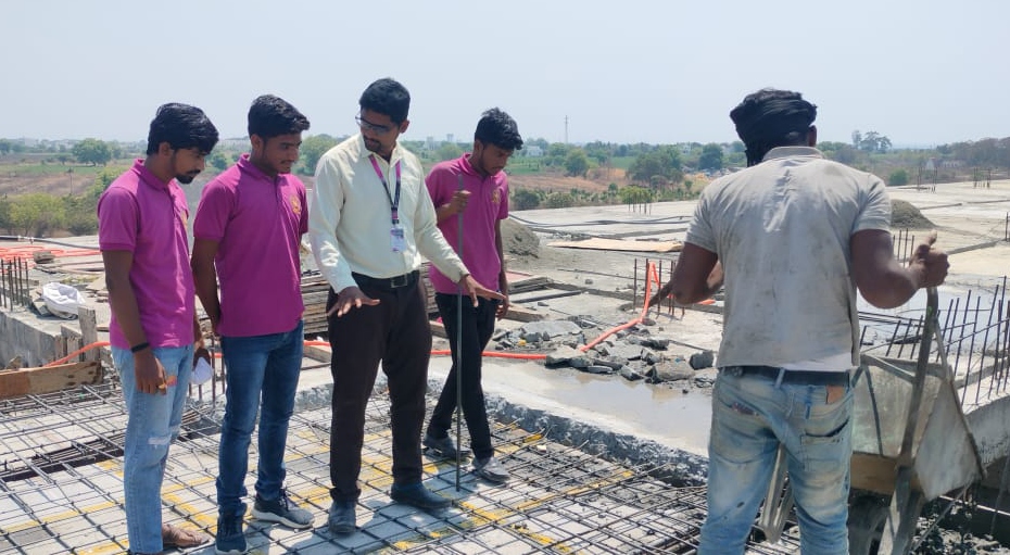 Construction site visit