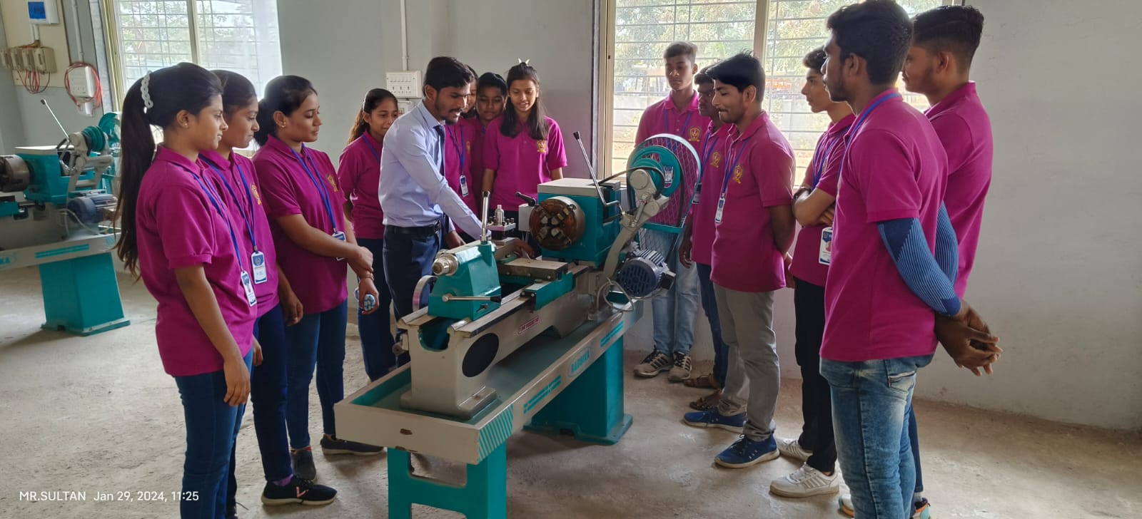 Machine lab practical demonstration